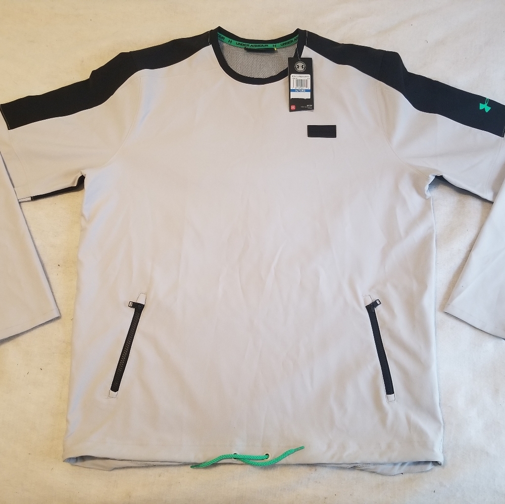 NWT Under Armour Wind Shirt Jacket gray XL